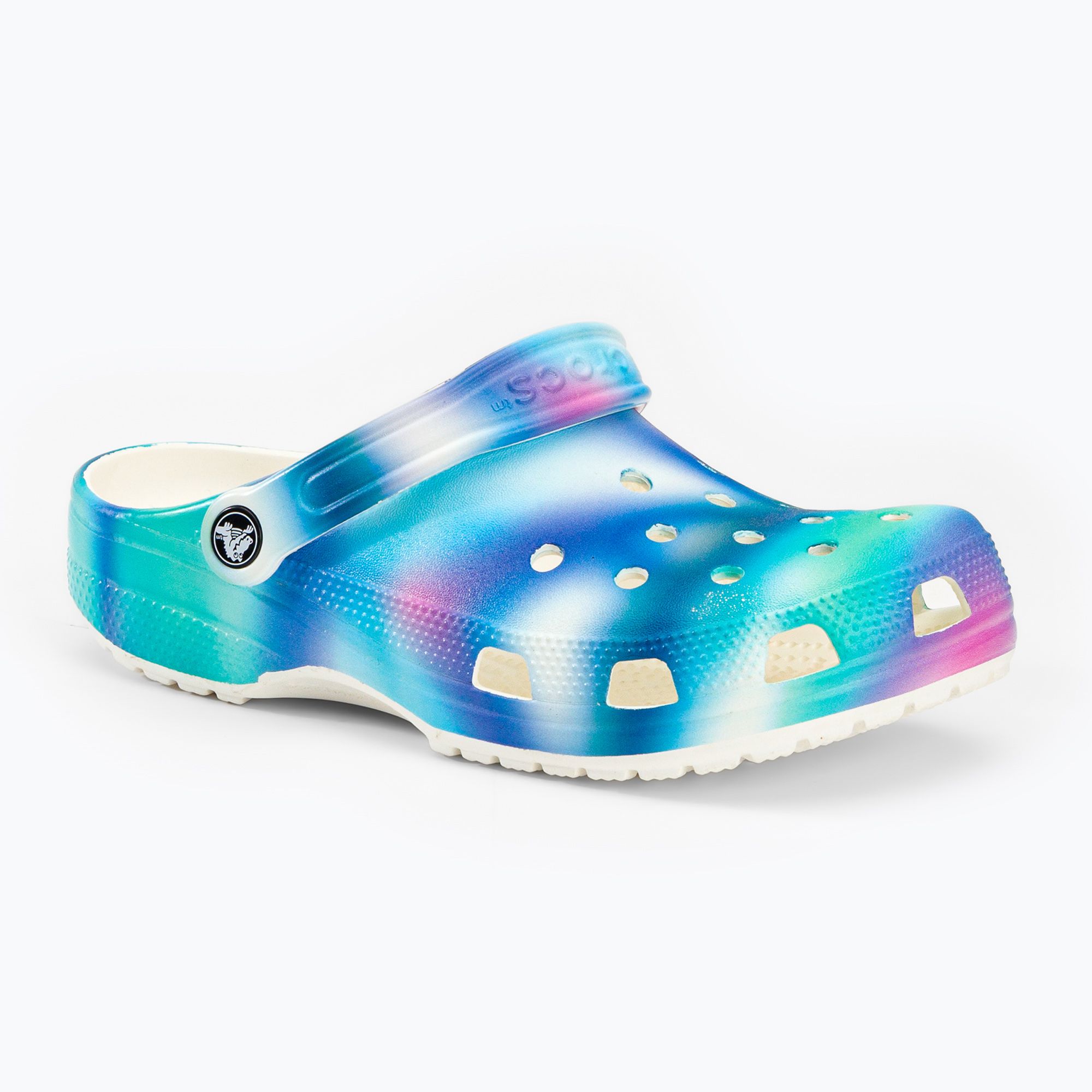 Klapki Crocs Classic Solarized Clog White Multi Sportano Pl