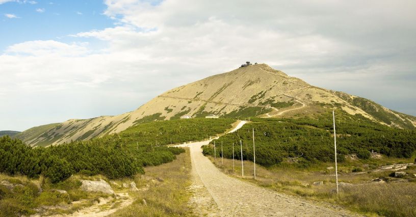 Widok na Śnieżkę