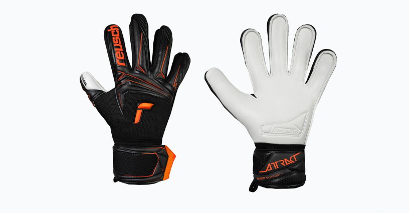 Rękawice dla dzieci bramkarskie Reusch Attrakt Advance Finger Support Junior 