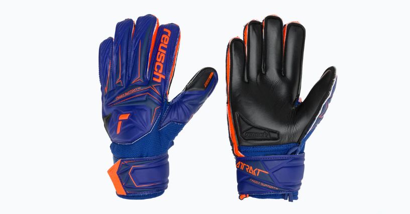 Bramkarskie rękawice Reusch Attrakt Infinity Finger Support Junior 