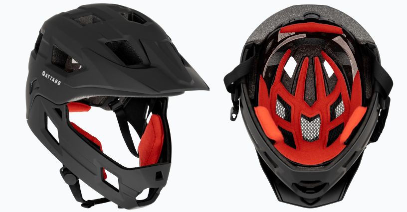 Kask rowerowy dziecięcy ATTABO Predator full face