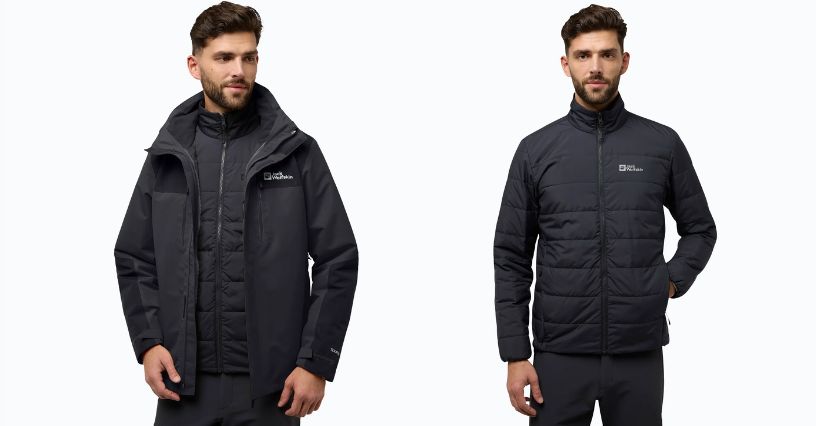 Męska kurtka 3in1 Jack Wolfskin Jasper 3In1