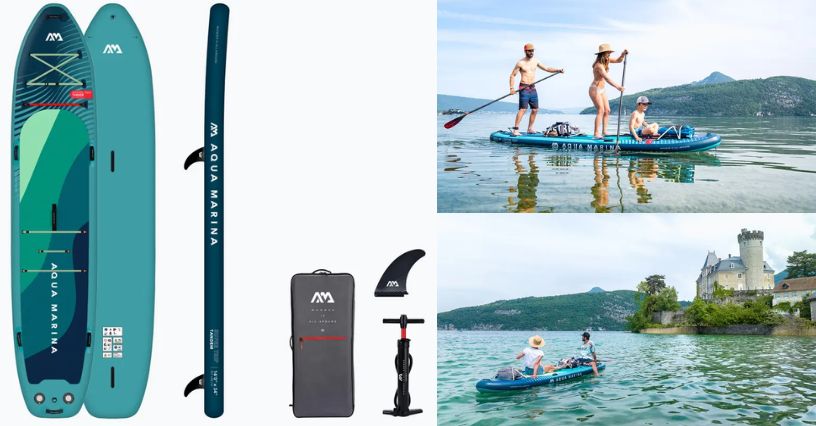 Dwuosobowa deska SUP Aqua Marina Super Trip Tandem 14'0"