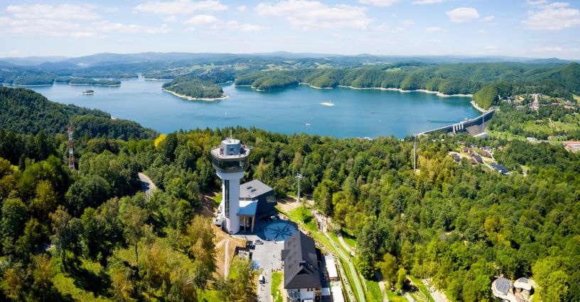 Jezioro Solina w Bieszczadach