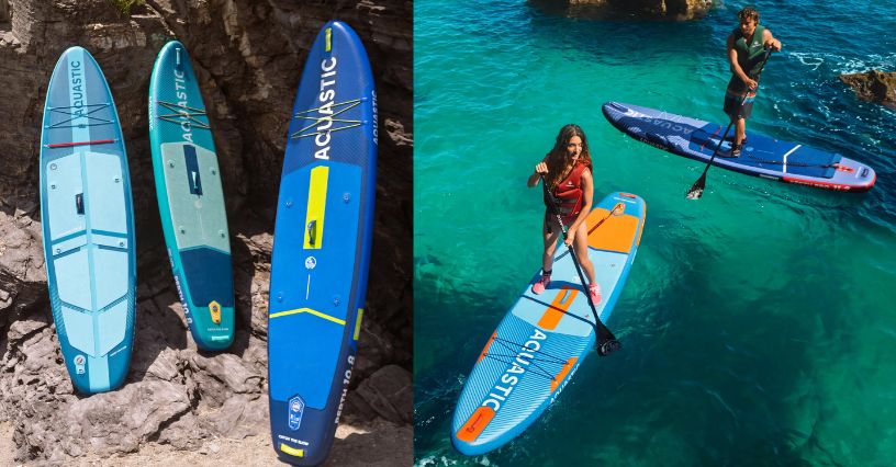 Deski SUP Aquasti allround i touring oraz para pływająca na nich