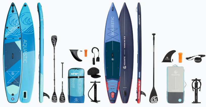 Deski SUP turystyczne AQUASTIC Touring 11'6" oraz AQUASTIC Touring 14'0"