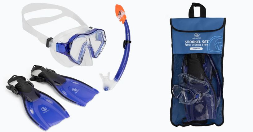 Zestaw do snorkelingu dziecięcy AQUASTIC Shelly