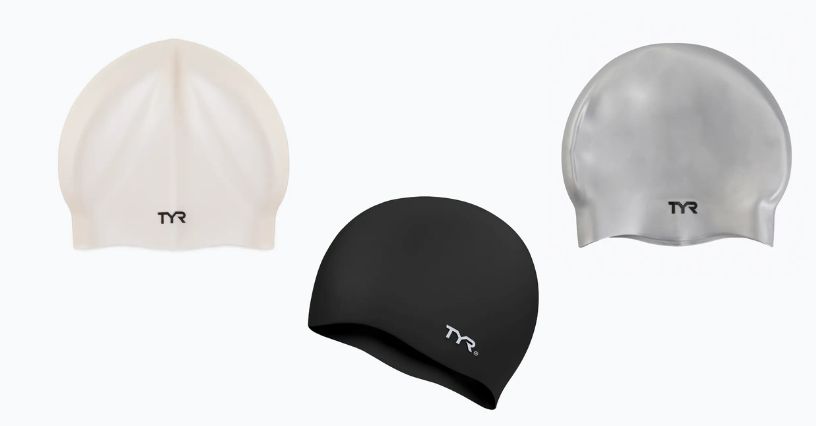 Czepki na basen dla dzieci i dorosłych TYR Wrinkle-Free Silicone