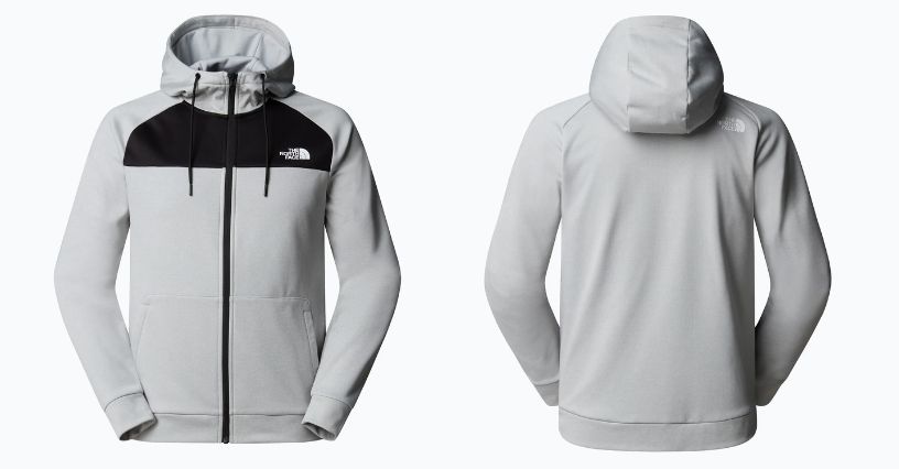 Polar męski z kapturem The North Face Reaxion Fleece Full Zip Hoodie