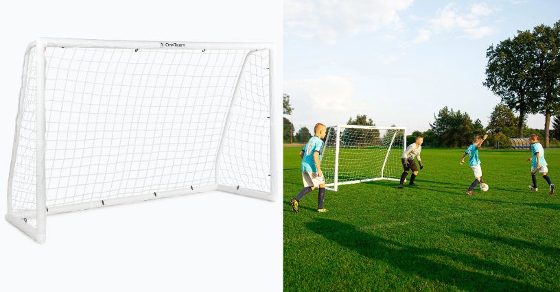 Bramka do piłki nożnej dla dzieci OneTeam PVC OT-B4W008 244 x 150 cm