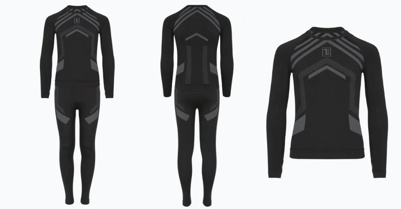 Bezszwowa bielizna termoaktywna dla dzieci OneTeam ACHILL II THERMO LIGHT PLUS