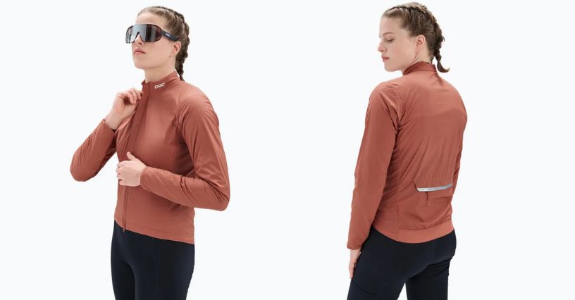 Kobieta w rowerowej kurtce zimowej POC Thermal Splash W 