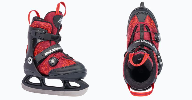 Łyżwy dziecięce K2 Rink Raven Boa Jr