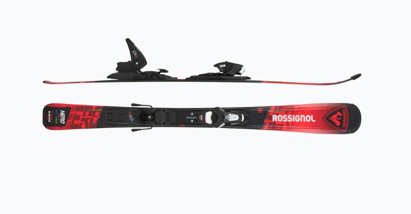 Dziecięce narty zjazdowe Rossignol Hero Jr 100-140 + wiązania Kid 4 GW