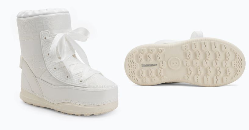 Białe śniegowce damskie BOGNER La Plagne 21