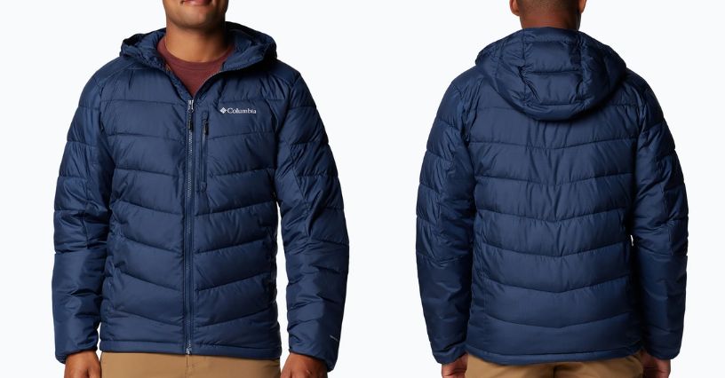 Puchowa kurtka męska z kapturem Columbia Labyrinth Loop II Hooded