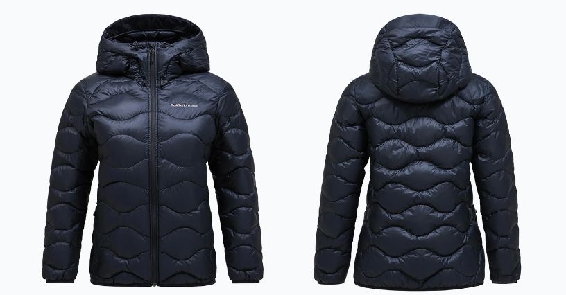 Krótka kurtka damska puchowa Peak Performance Helium Down Hood