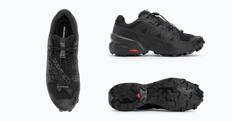 Buty na szeroką stopę do biegania w terenie Salomon Speedcross 6 Wide