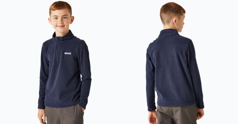 Chłopiec w bluzie polarowej dla dzieci REGATTA Hot Shot II