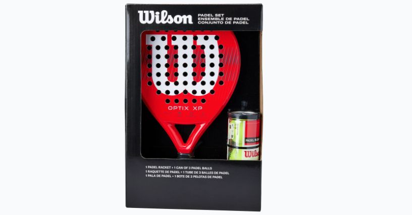 Zestaw rakieta do padla z 3 piłeczkami Wilson Optix XP Padel Kit Box 