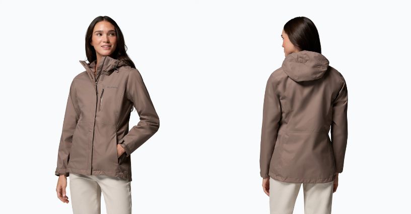 Kobieta w kurtce Columbia Pouring Adventure III