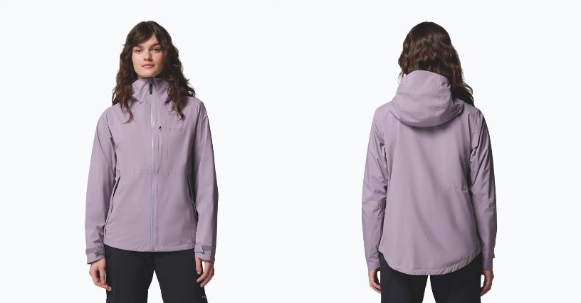 Kobieta w damskiej kurtce Columbia OmniTech AmpliDry II