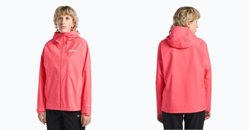 Kobieta w kurtce przeciwdeszczowej Jack Wolfskin Prelight 2.5L LT