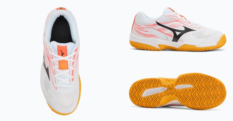 Dziecięce buty do tenisa Mizuno Break Shot 5 Jr CC 