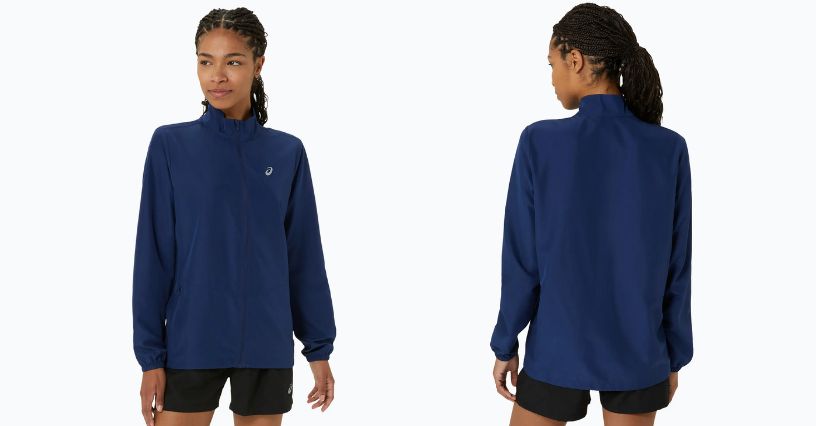 Kobieta w kurtce do biegania Kurtka do biegania ASICS Core Jacket