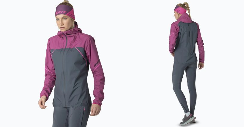 Kobieta w kurtce do biegania  DYNAFIT Alpine 3L