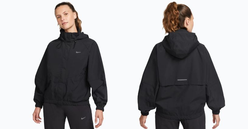 Kobieta w kurtce do biegania Nike Storm-Fit Swift 