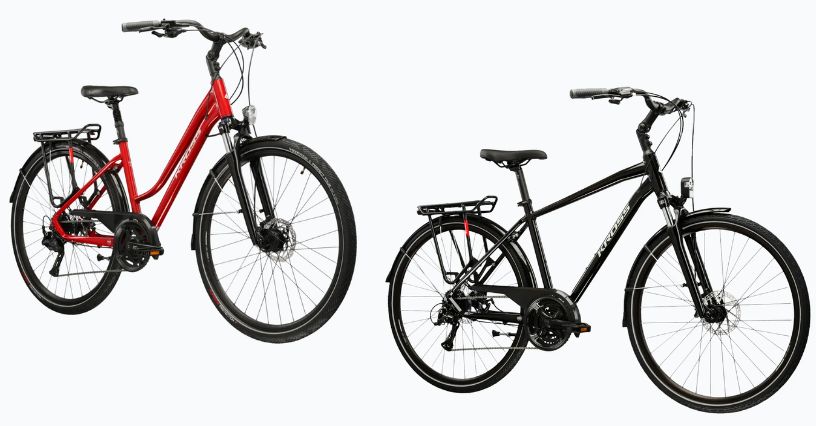 Damski i męski rower trekkingowy KROSS Trans 