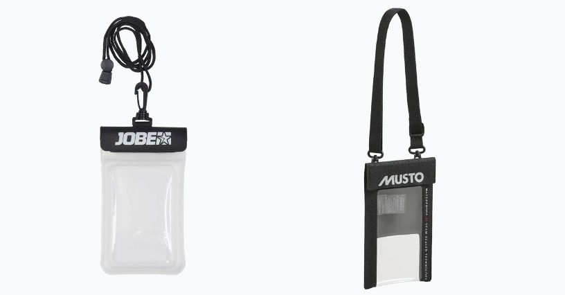 Pokrowce wodoodporne na telefon JOBE Waterproof Gadget Bag oraz Musto Waterproof Phone Case