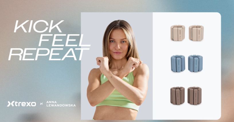 XTREXO × Anna Lewandowska – nowa kolekcja sprzętu treningowego już w przedsprzedaży