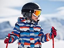 Gogle narciarskie dziecięce