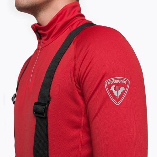 Longsleeve termoaktywny męski Rossignol Classique 1/2 Zip red