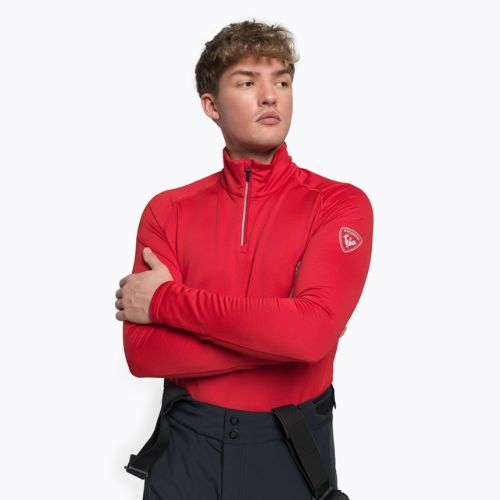 Longsleeve termoaktywny męski Rossignol Classique 1/2 Zip red