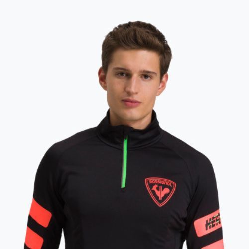 Bluza męska Rossignol Classique Hero 1/2 Zip black/red