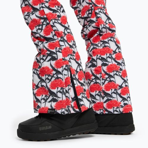Spodnie snowboardowe damskie ROXY Rowley X ROXY High bright white/white red
