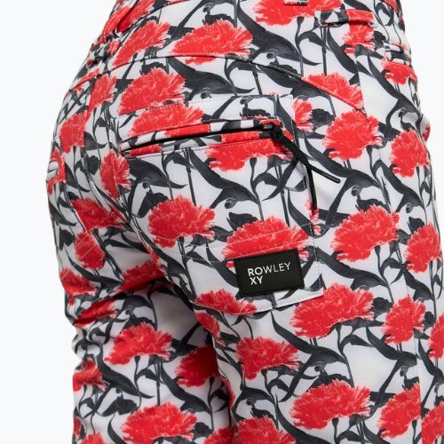 Spodnie snowboardowe damskie ROXY Rowley X ROXY High bright white/white red