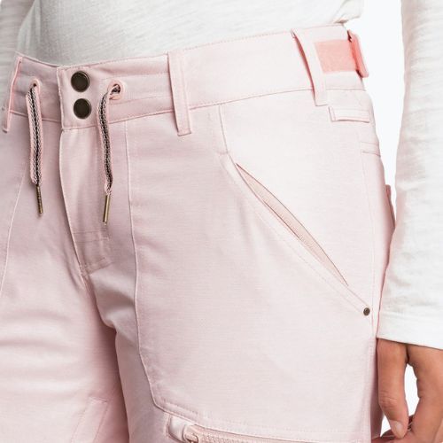 Spodnie snowboardowe damskie ROXY Nadia silver pink