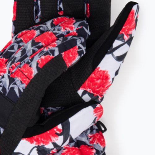 Rękawice snowboardowe damskie ROXY Cynthia Rowley true black/white/red