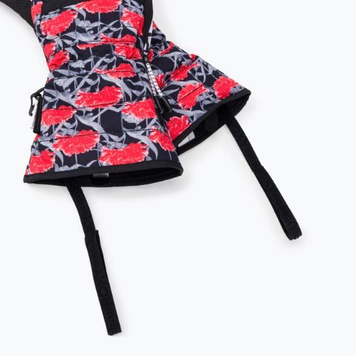 Rękawice snowboardowe damskie ROXY Cynthia Rowley true black/white/red