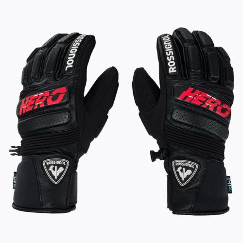 Rękawice narciarskie męskie Rossignol Wc Expert Lth Impr G black