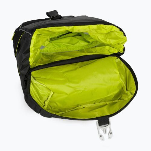 Sakwa rowerowa Basil Miles Double Bag 34 l black/lime