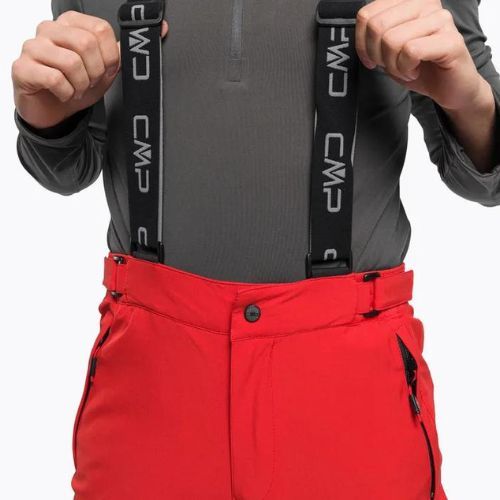 Spodnie narciarskie męskie CMP czerwone 3W17397N/C580