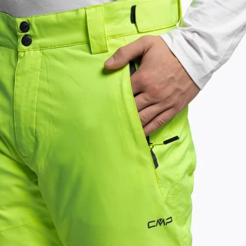 Spodnie narciarskie męskie CMP 39W1537 yellow fluo