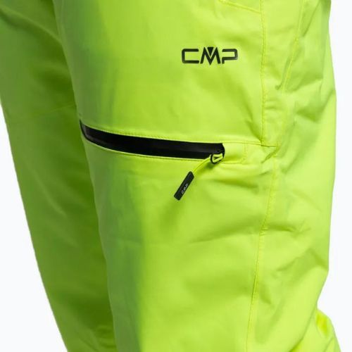 Spodnie narciarskie męskie CMP 39W1537 yellow fluo