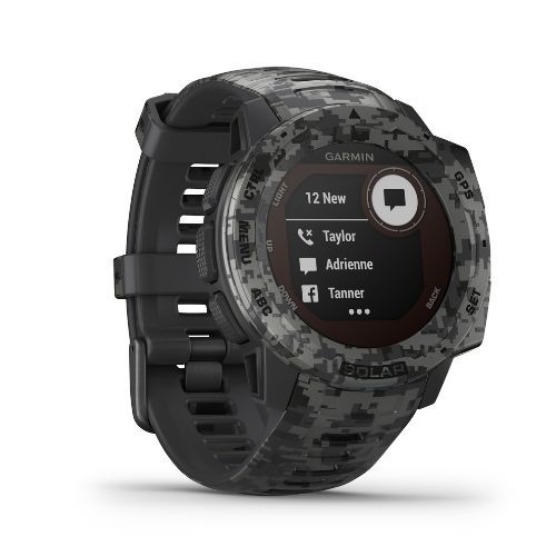 Zegarek Garmin Instinct Solar Camo Edition czarny 010-02293-05