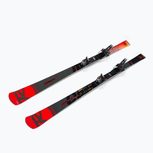 Narty zjazdowe Rossignol Hero Elite ST TI K + wiązania NX12 black/red